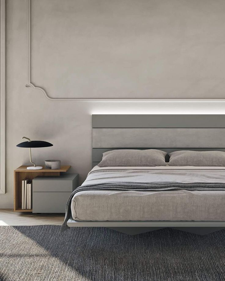 Minimalist Floating King Bed Set