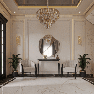 Royal Gold Bedroom Chair