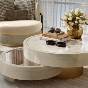 Marble & Gold Centre Table