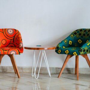 Vibrant Ankara Accent Chairs